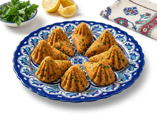 Moulded Red Lentil and Bulgur Köfte